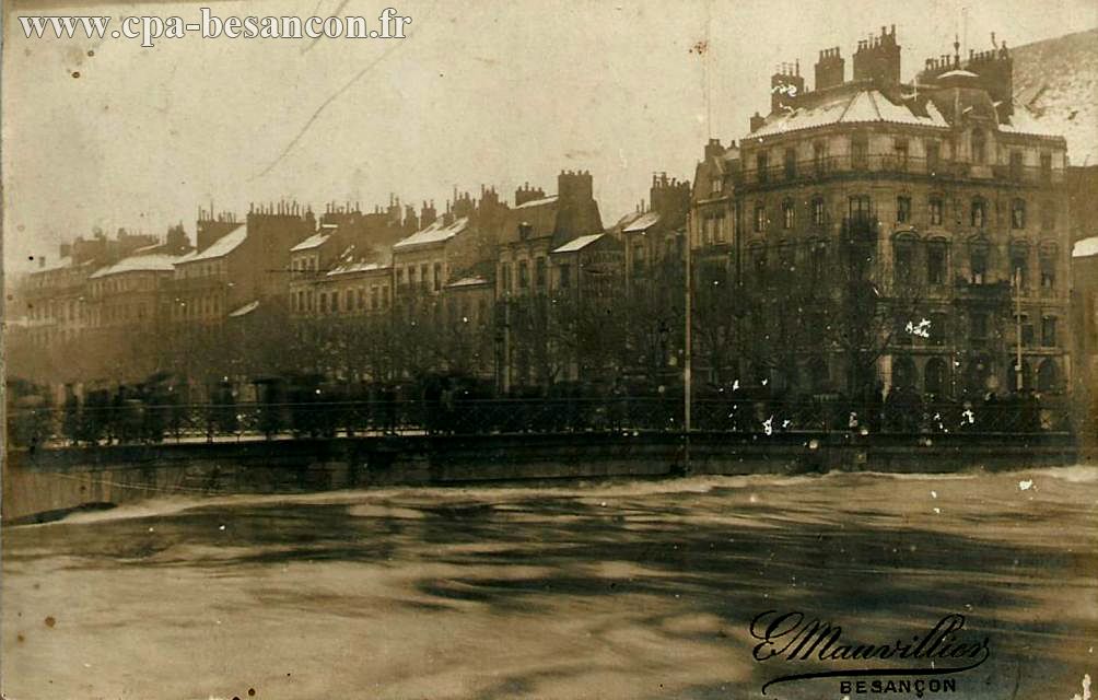 BESANÇON - Pont de Battant - Les Inondations en 1910